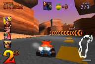 crash team racing on ps1